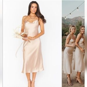 Show Me Your MUMU Verona cowl‎ dress Size